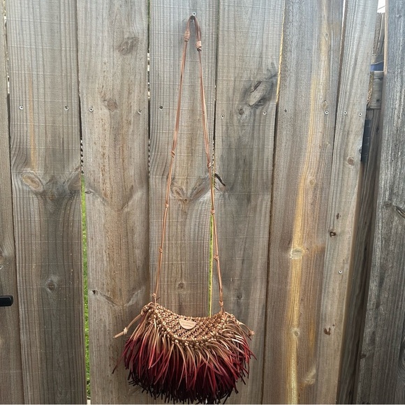 Ulla Johnson Valeria fringed leather crossbody bag Sold at revolve - Picture 3 of 11